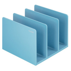 Подставка-ограничитель для книг Deli ENS006BLUE Nusign 162х162х122мм голубой