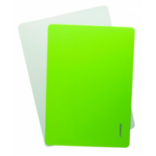 Доска для лепки Silwerhof 957008 Neon прямоугольная A5 пластик 1мм зеленый