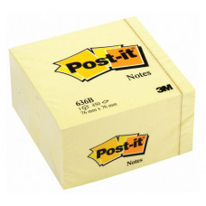 Блок самоклеящийся бумажный 3M Post-it 636-B 7100172238 76x76мм 450лист. желтый