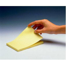 Блок самоклеящийся бумажный 3M Post-it Original 662 7000033839 102x152мм 100лист. 80г/м2 пастель желтый в клетку