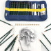Набор Deli 58125 в компл.:карандаши (2H,HB,B,3B,5B,6B,8B,9B,10B,12B)-1шт/2B-3шт/4B-3шт/угольный карандаш-3шт/ластик-клячка/ластик/держатель для карандашей/нож/бумажные растушевки-3шт