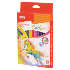 Карандаши цветные Deli ColoRun EC00330 тополь 36цв. коробка/европод.