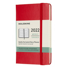 Еженедельник Moleskine CLASSIC WKLY Pocket 90x140мм 144стр. красный