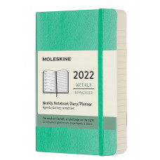 Еженедельник Moleskine CLASSIC WKLY Pocket 90x140мм 144стр. мятный