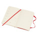 Еженедельник Moleskine CLASSIC SOFT WKNT Pocket 90x140мм 144стр. мягкая обложка красный