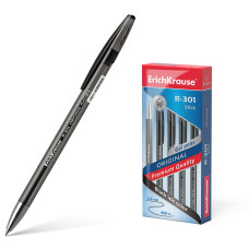 Ручка гелев. Erich Krause R-301 Original Gel Stick (42721) синий полупр. d=0.5мм черн. черн. линия 0.4мм