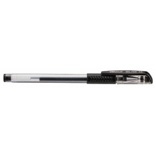 Ручка гелевая Deli E6600BLACK 0.5мм резин. манжета резиновая манжета прозрачный черные чернила