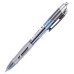 Ручка гелев. Deli Arris EG08-BK прозрачный/серый d=0.5мм черные автоматическая резин. манжета