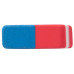 Ластик Buro B&R 41x14x8мм резина термопластичная красный/синий