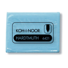 Ластик Koh-I-Noor SOFT 6421 6421018009KDRU прямоугольный каучук голубой клячка блистер (1шт)