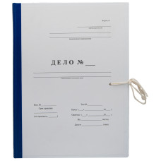 Папка архивная 2 завязки Silwerhof КБЗ-2-50Р корешок 50мм разобранный A4 ассорти с гребешками