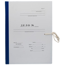 Папка архивная 2 завязки Silwerhof КБЗ-2-70Р корешок 70мм разобранный A4 ассорти с гребешками