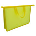 Папка для тетрадей Silwerhof 671946 Neon A4 340х245х40мм 1отд. желтый пластик на молнии