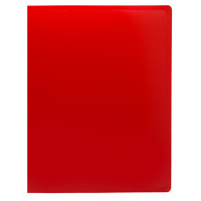 Папка на 2-х кольцах Buro -ECB0420/2RRED A4 пластик 0.5мм красный