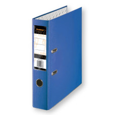 Папка-регистратор RMP75-420BL A4 75мм ПВХ/бумага синий мет.окант.