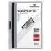 Папка с клипом Durable Duraclip 2200-10 прозрач. верх.лист A4 1-30лист. серый