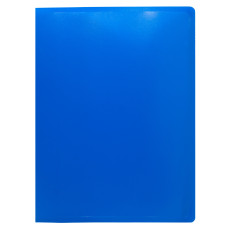 Папка с 10 прозр.вклад. Buro -ECB10BLUE A4 пластик 0.5мм синий