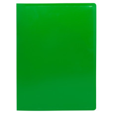 Папка с 40 прозр.вклад. Buro -ECB40GREEN A4 пластик 0.5мм зеленый