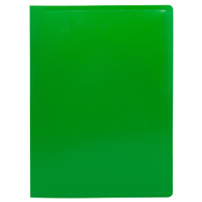 Папка с 30 прозр.вклад. Buro -ECB30GREEN A4 пластик 0.5мм зеленый