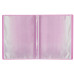 Папка с 10 прозр.вклад. Бюрократ Pastel PAST10PINK A4 пластик 0.5мм торц.карм с бум. встав розовый