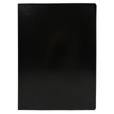 Папка с 40 прозр.вклад. Buro -ECB40BLACK A4 пластик 0.5мм черный