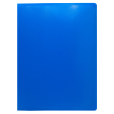 Папка с 30 прозр.вклад. Buro -ECB30BLUE A4 пластик 0.5мм синий