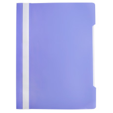 Папка-скоросшиватель Бюрократ Pastel -PSLPAST/VIO A4 прозрач.верх.лист пластик фиолетовый 0.14/0.18