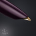 Ручка перьев. Parker 51 Premium (2123516) Plum GT F золото 18K в компл.:картридж 2шт с черными чернилами подар.кор.конвертор/картриджи