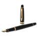 Ручка перьев. Waterman Expert 3 (S0951640) Black Laque GT F сталь в компл.:картридж 1шт с синими чернилами подар.кор.конвертор/картриджи