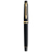 Ручка перьев. Waterman Expert 3 (S0951640) Black Laque GT F сталь в компл.:картридж 1шт с синими чернилами подар.кор.конвертор/картриджи