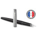 Ручка перьев. Parker Jotter Core F63 (2030947) Bond Street Black CT M сталь нержавеющая в компл.:1 синий картридж Quink Z11 увеличенного размера или 2 синих мини картриджа Quink Z17 MINI подар.кор.конвертор/картриджи