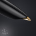 Ручка перьев. Parker 51 Premium (2123511) Black GT F золото 18K в компл.:картридж 2шт с черными чернилами подар.кор.конвертор/картриджи