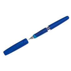 Ручка перьев. Pelikan School Ilo (PL817776) синий M сталь нержавеющая карт.уп.