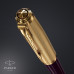 Ручка перьев. Parker 51 Premium (2123516) Plum GT F золото 18K в компл.:картридж 2шт с черными чернилами подар.кор.конвертор/картриджи