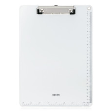Папка-планшет Deli 64504 A4 металл серебристый