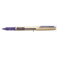 Ручка роллерн. Zebra Zeb-Roller BE& DX7 (16082Z) золотистый d=0.7мм синие одноразовая ручка игловидный пиш. наконечник