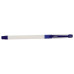 Ручка шариков. Cello Slimo Grip белый/синий d=0.7мм кор. сменный стержень линия 0.5мм резин. манжета чернила пониженной вязкости