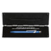 Ручка шариков. Carandache Office Popline Metal-X (849.640) Blue Metallic подар.кор.