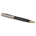 Ручка шариков. Parker Sonnet Premium K537 (2119787) Metal Black GT подар.кор.