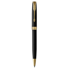 Ручка шариков. Parker Sonnet Core K528 (1931519) Matte Black GT подар.кор.