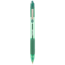 Ручка шариков. Zebra Z-grip Smooth (22564) зеленый d=1мм зеленые автоматическая резин. манжета