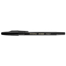 Ручка шариковая Zebra B 1000 0.7мм черный черные чернила