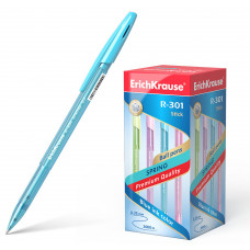 Ручка шариков. Erich Krause R-301 Spring Stick (31059) ассорти d=0.7мм син. черн. кор. линия 0.35мм