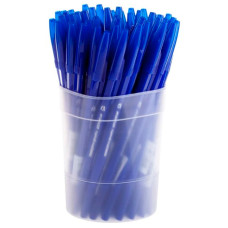 Ручка шариковая Стамм РК20 0.7мм шестигр. корпус пластик синий синие чернила