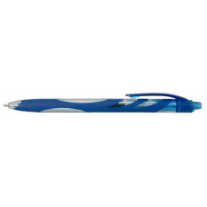 Ручка шариковая Zebra OLA (BP123-BL) авт. 1мм резин. манжета синий