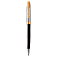 Ручка шариков. Parker Sonnet Premium K537 (2119787) Metal Black GT подар.кор.