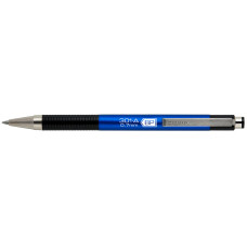 Ручка шариков. Zebra 301A (26342) синий d=0.7мм синие автоматическая сменный стержень резин. манжета