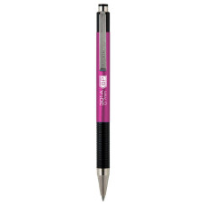 Ручка шариков. Zebra 301A (26347) розовый d=0.7мм синие автоматическая сменный стержень резин. манжета