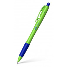 Ручка шариков. автоматическая Erich Krause Joy Neon (43344) ассорти d=0.7мм син. черн. блистер (3шт) линия 0.35мм резин. манжета