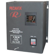 Стабилизатор напряжения Ресанта СПН-8300 электронный однофазный черный